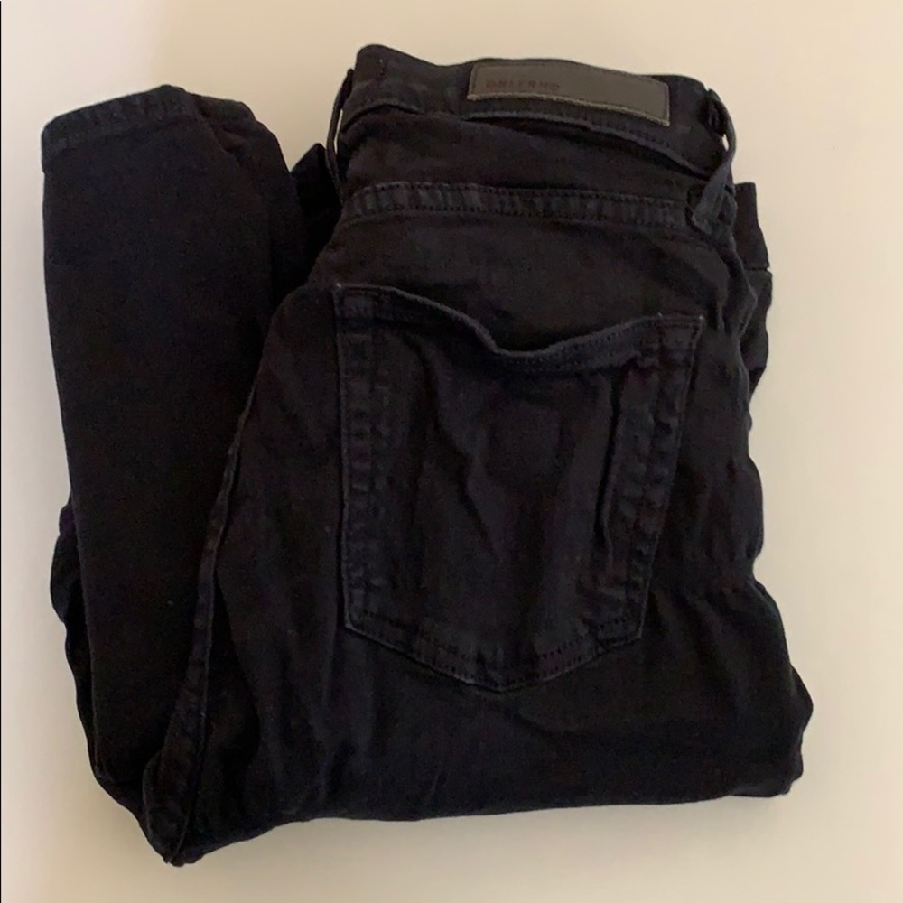 Black stretchy jeans